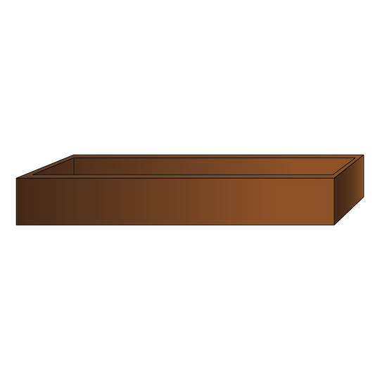 Pflanzkasten, niedriges Modell, 30cm Höhe