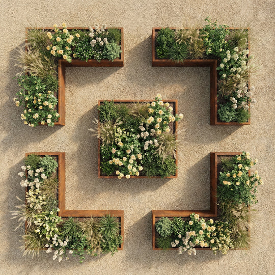 Hochbeet-Gestaltung „Løgstør“