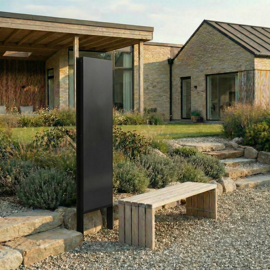 Lackierter Stahlzaun, Breite 400mm