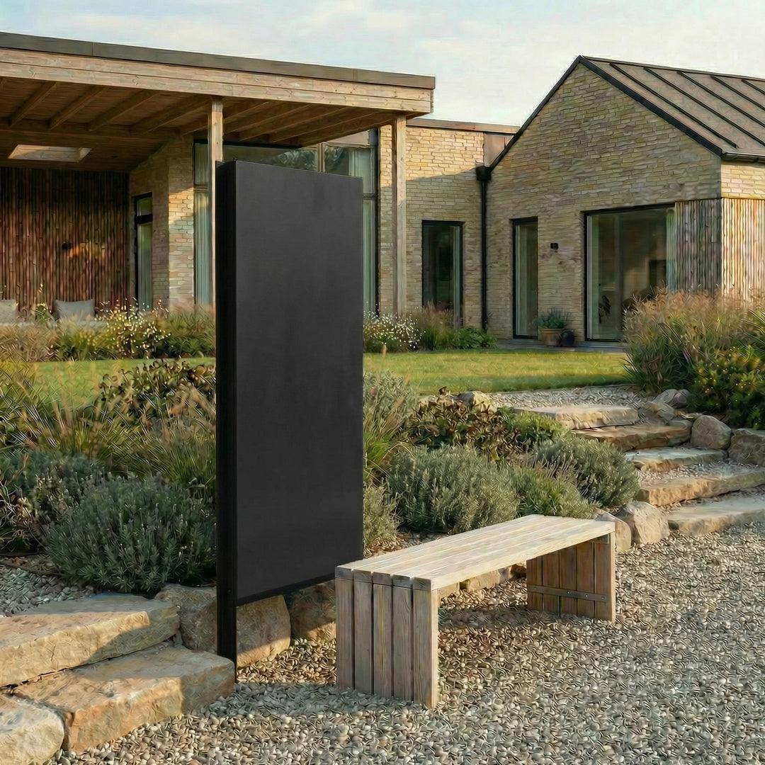 Lackierter Stahlzaun, Breite 800mm