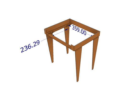Freistehende Wallbox-Säule - Cortenstahl