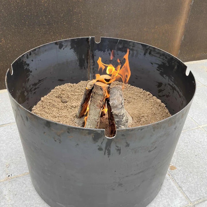 Feuerstelle aus Cortenstahl